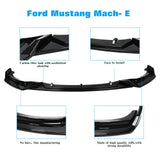 Kintop Front Bumper Lip Compatible with 2021+ Ford Mustang Mach-E