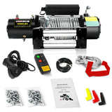 10000lb. ATV/Utility Winch with Wire Rope/Synthetic Rope and Wireless Remote Control
