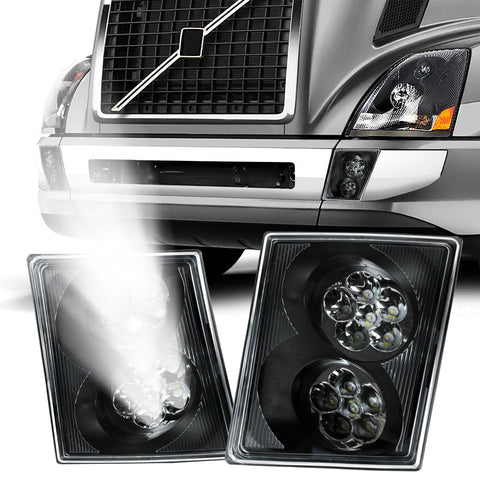 Kintop Fog Light Lamps Pair Compatible with 2003-2017  Volvo VN/VNL Truck