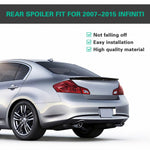 Kintop Rear Spoiler Wing Compatible with 2007-2015 Infiniti G35 G25 G37