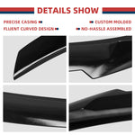 Kintop Rear Spoiler Wing Fits for 2007-2013 BMW E92 320i 328i 335i M3 Coupe Black