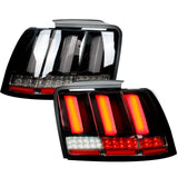 Kintop Tail Light Lamp Compatible with 1999-2004 Ford Mustang 2PCS