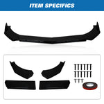Kintop Front Bumper Lip Compatible with 2001-2023 GMC 1500