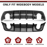 Kintop Rear Diffuser Compatible with Dodge Charger 2020-2023