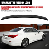 Kintop Top Roof Spoiler Wing Compatible with 2014-2017 Infiniti Q50