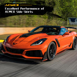 Kintop Side Skirts Compatible with 2014-2019 14-up Corvette C7