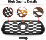 Front Grill for 2016-2020 Toyota Tacoma OEM Look Style w/ Raptor Lights, Black | Offroad Style