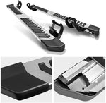 KINTOP Running Boards Compatible with 2015-2021 F-150 Crew Cab| 2017-2021 F250/F350 Super Crew Cab| 6" Nerf Bars Side Steps (Silver)