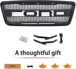 Front Grille For 2004-2008 F150, Raptor Style, W/ LED & Letters