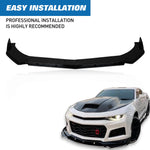 Kintop Front Bumper Lip Compatible with 2001-2023 GMC 1500