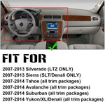 Dashboard Cover Overlay For 2007-2014 Chevy Silverado Tahoe GMC Sierra Yukon