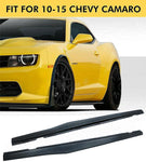 2010-2015 Chevrolet Camaro Side Skirts Extension Lip Rocker Panel Moulding Splitter