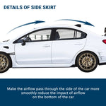 Kintop Side Skirts Compatible with 2015-2021 Subaru WRX STI 4 Door Sedan