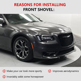 Kintop Front Bumper Lip Spoiler Compatible with 2015-2022 Dodge Charger