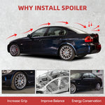Kintop Rear Spoiler Wing Compatible with 2012-2018 BMW F30 3 Series