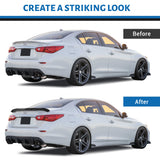 Kintop Rear Spoiler Tail Wings Compatible with 2014-2023 Infiniti Q50（R Style）