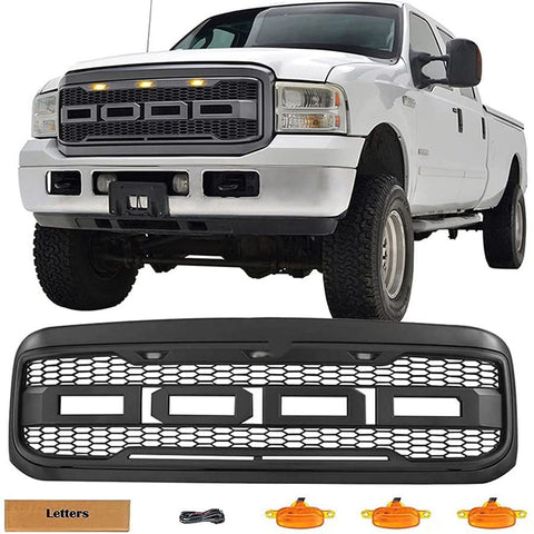 Raptor Style Grille Compatible with F250/F350 Super Duty 1999-2004 Grill