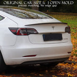 Carbon Fiber Style Rear Wing Trunk Spoiler For Tesla Model 3