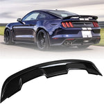 Rear Spoiler For 2015-2022 Mustang Coupe 2DR Models, GT Style ABS Trunk Rear Spoiler Wing Glossy Black | KINTOP
