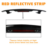 46Inch Rear Trunk Spoiler Wing Universal for Cars GT Style ABS Adjustable Lightweight Trunk Lid Spoiler Wing Racing Spoiler （Glossy Black）Kintop