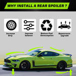 Kintop Rear Spoiler Wing For 2015-2022 Ford Mustang GT350 GT500 | Carbon Fiber